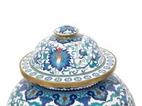 A Pair of Chinese Cloisonné Jars