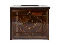 An Italian Inlaid Rosewood Vargueno