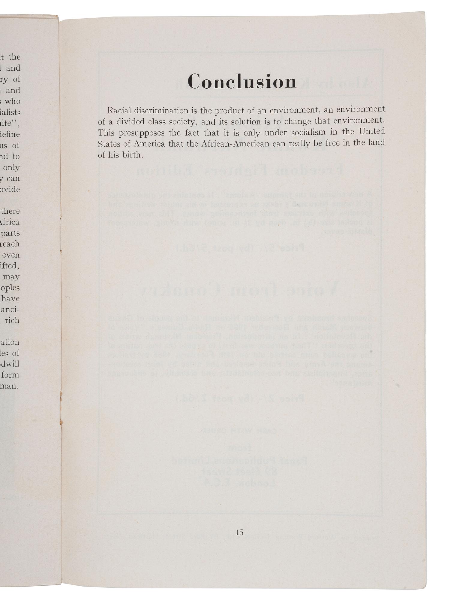 [CIVIL RIGHTS]. A group of 3 pamphlets, including: