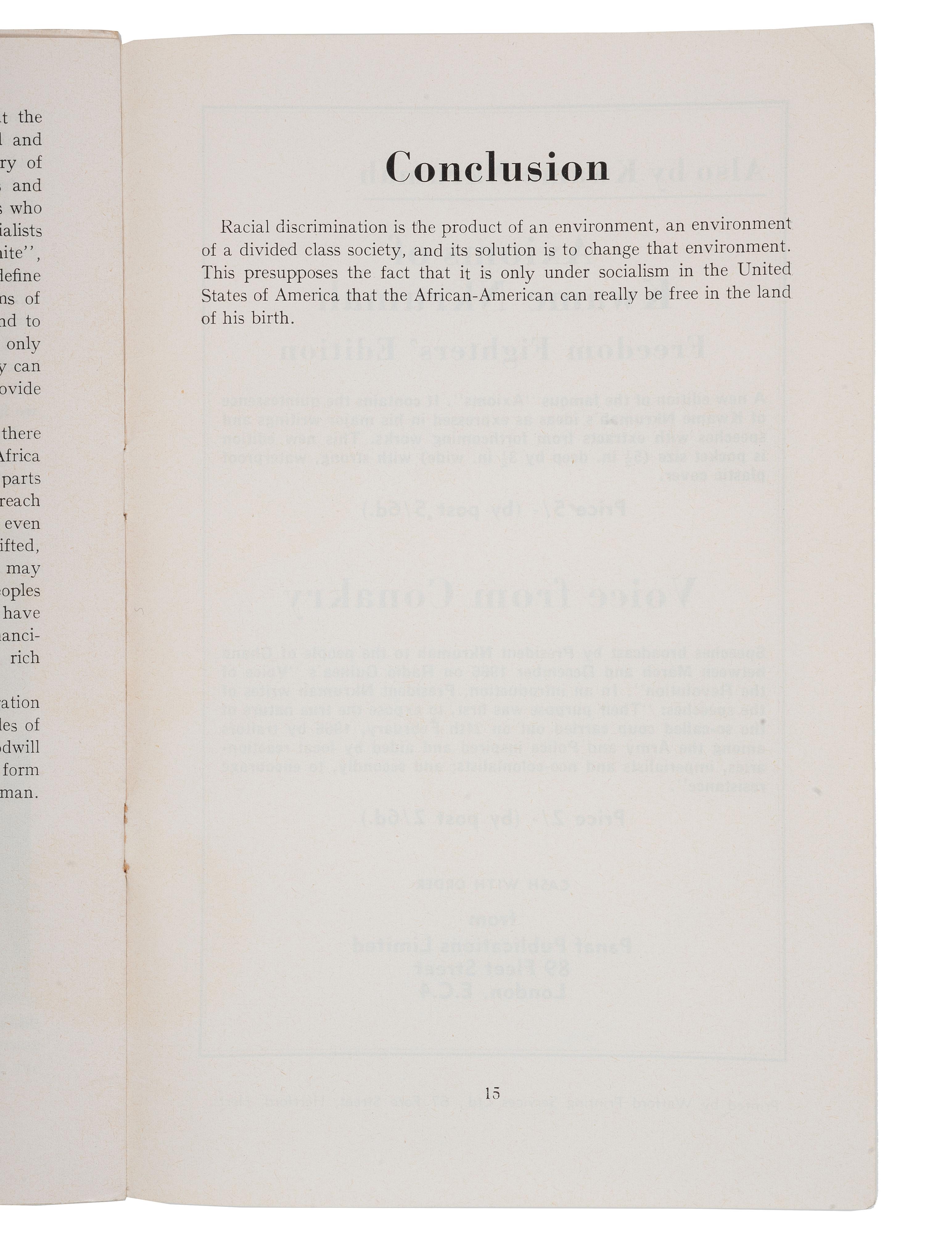 [CIVIL RIGHTS]. A group of 3 pamphlets, including: