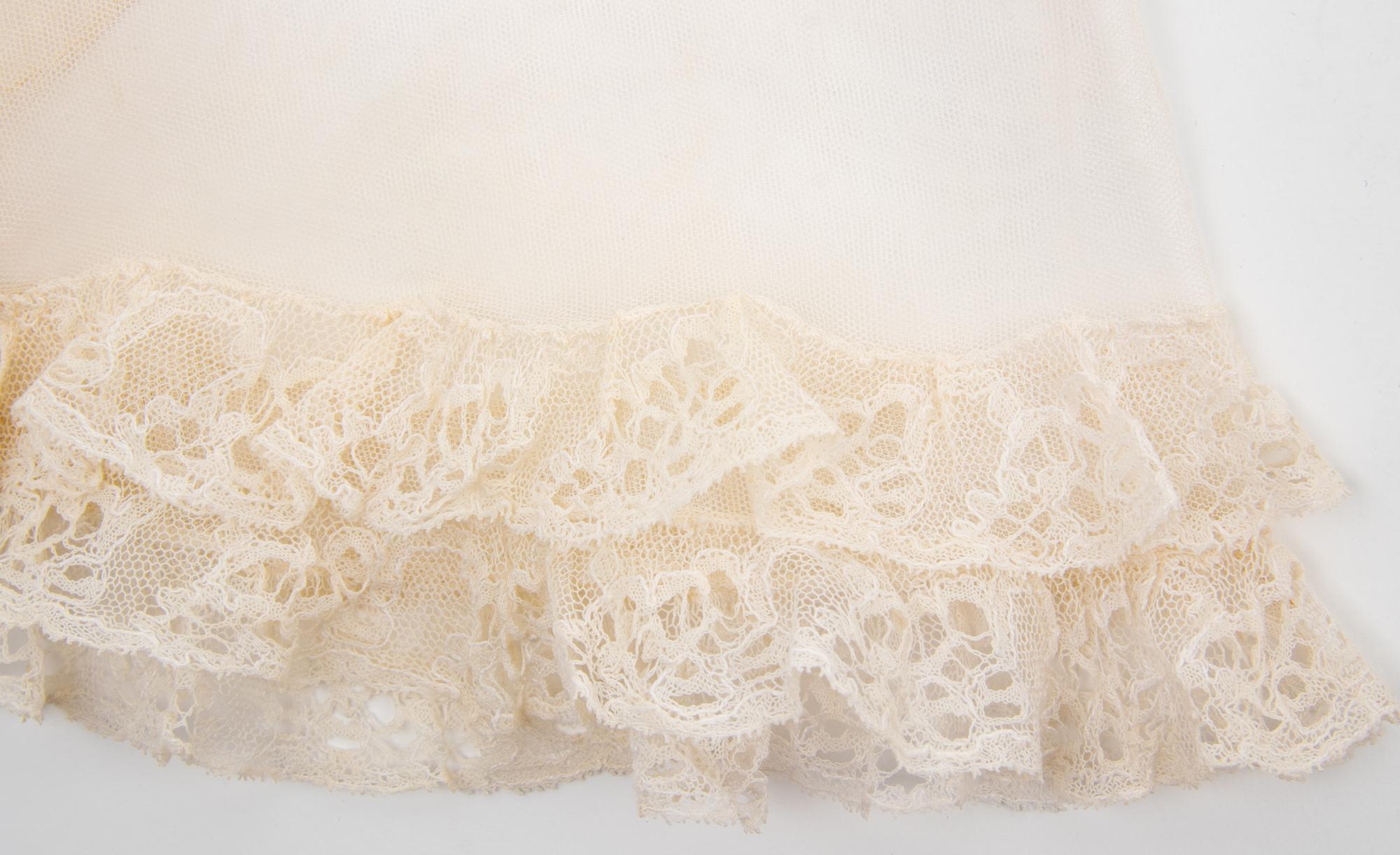 Collection of Four Sleeves, One Shawl, and One Dickey, 1840-90