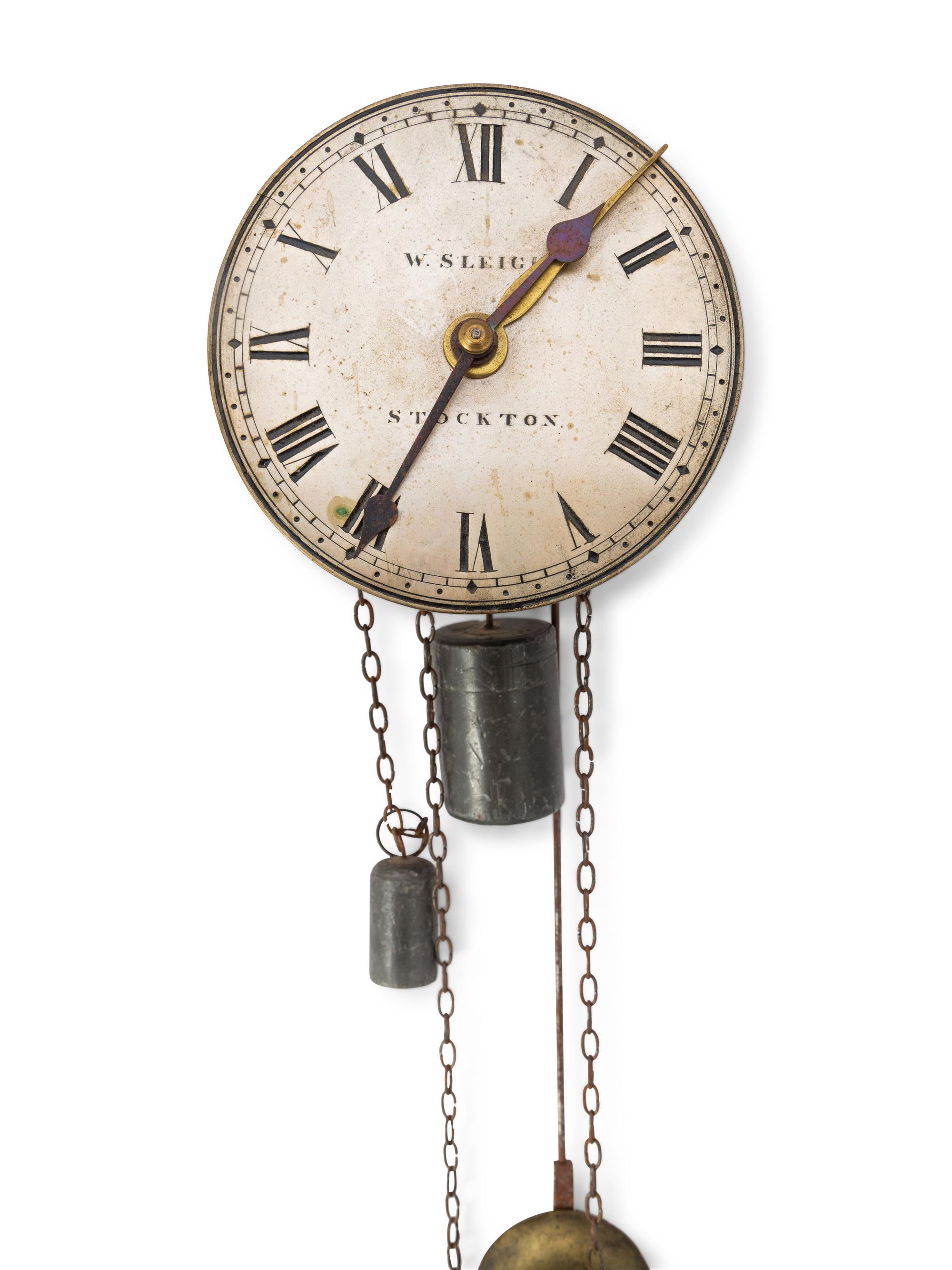 Two Open Escapement Wall Clocks