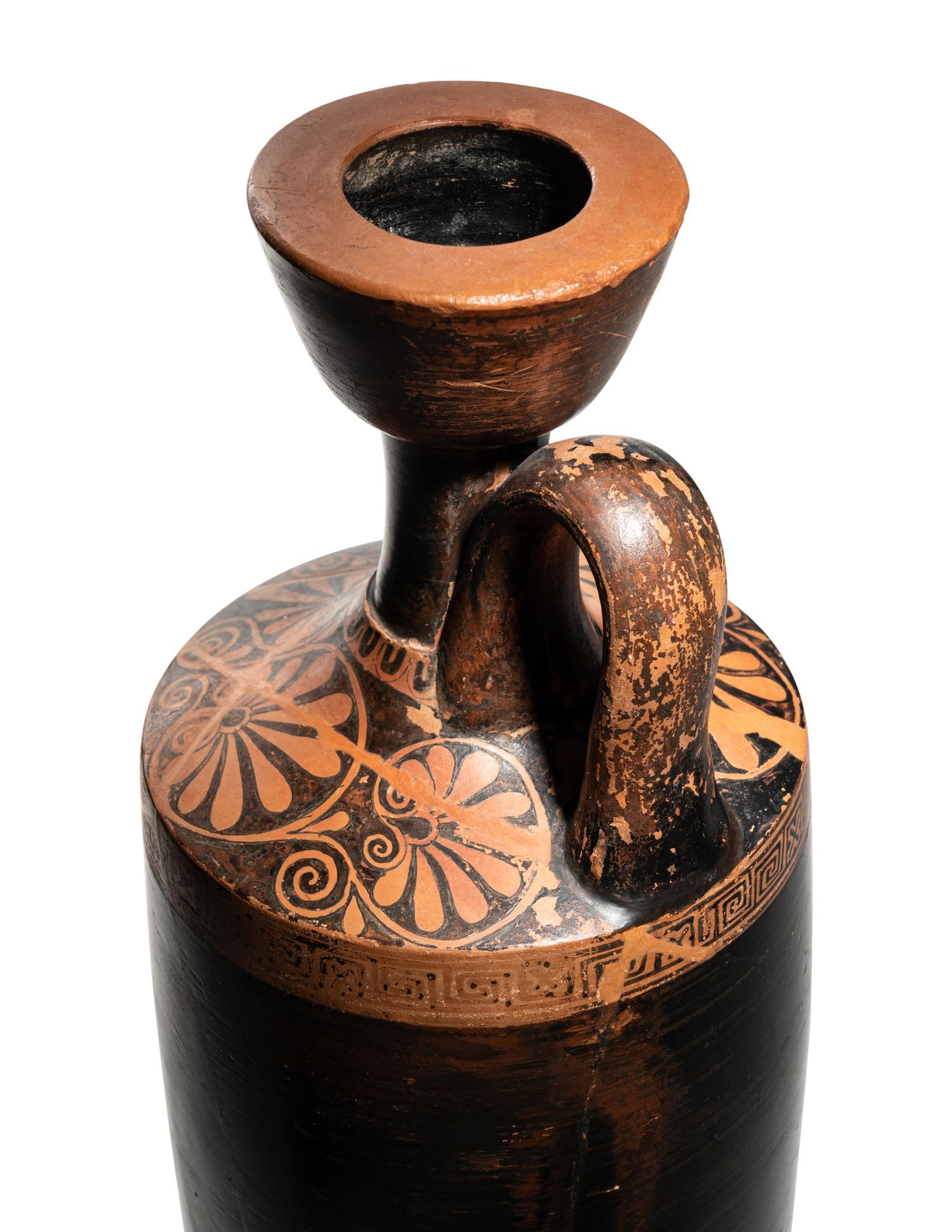 Two Attic Red-Figured Lekythoi