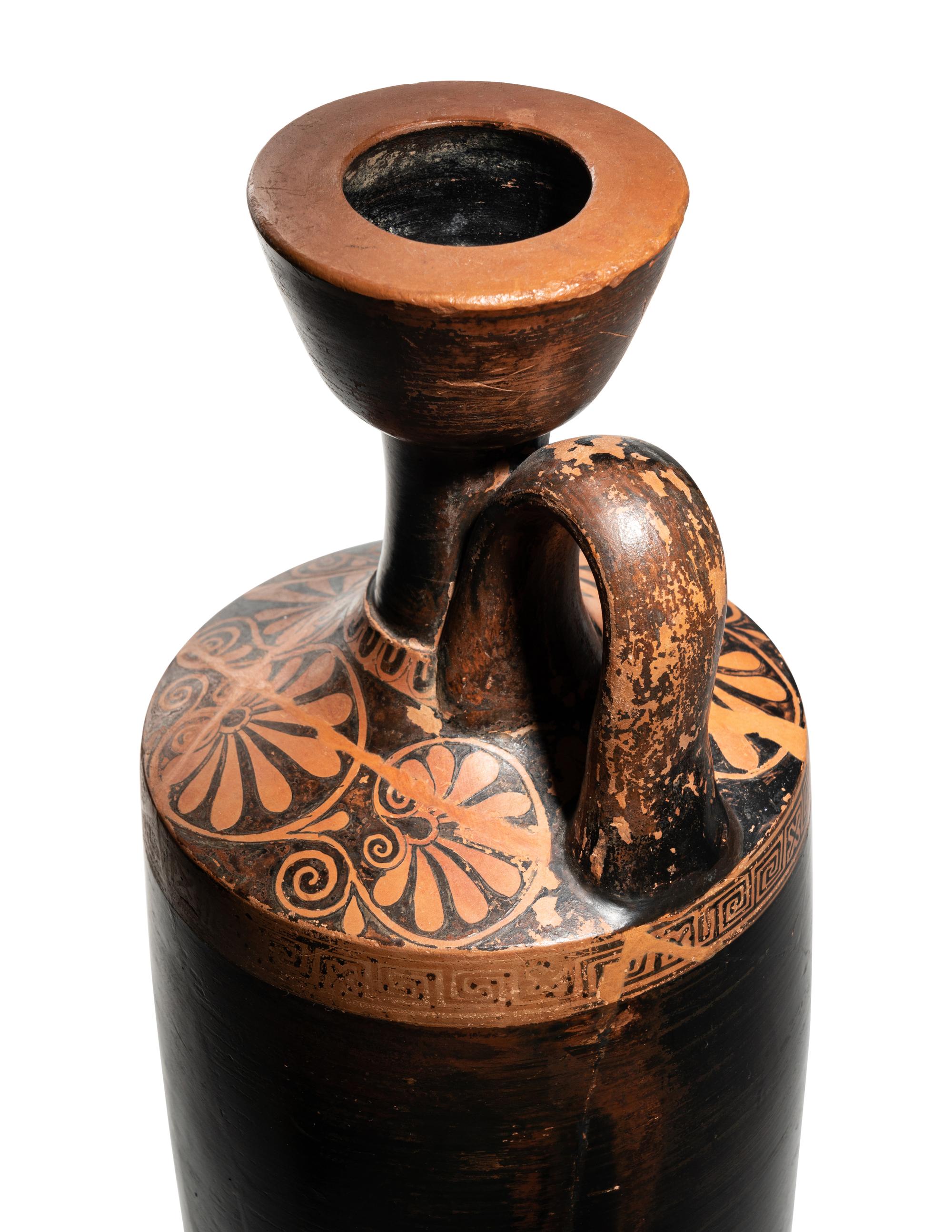 Two Attic Red-Figured Lekythoi
