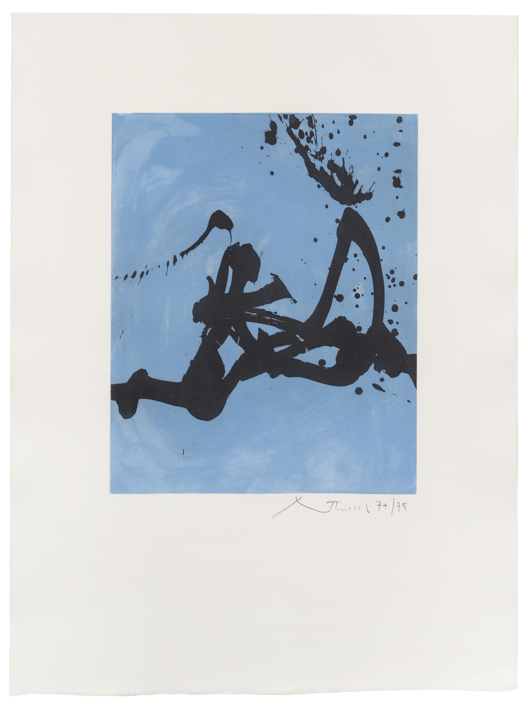 Robert Motherwell, (American, 1915-1991), Gesture III, 1976-77