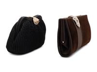 Five Designer Bags: Two Judith Leiber Bags, Three Prada Bags