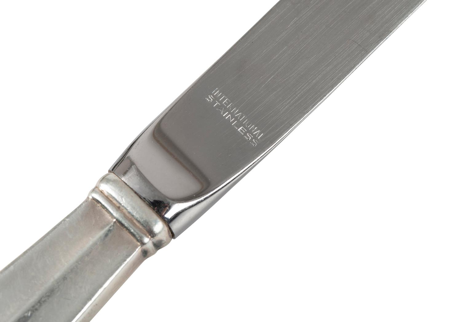 An International Silver Co. 'Royal Danish' Silver Flatware Service