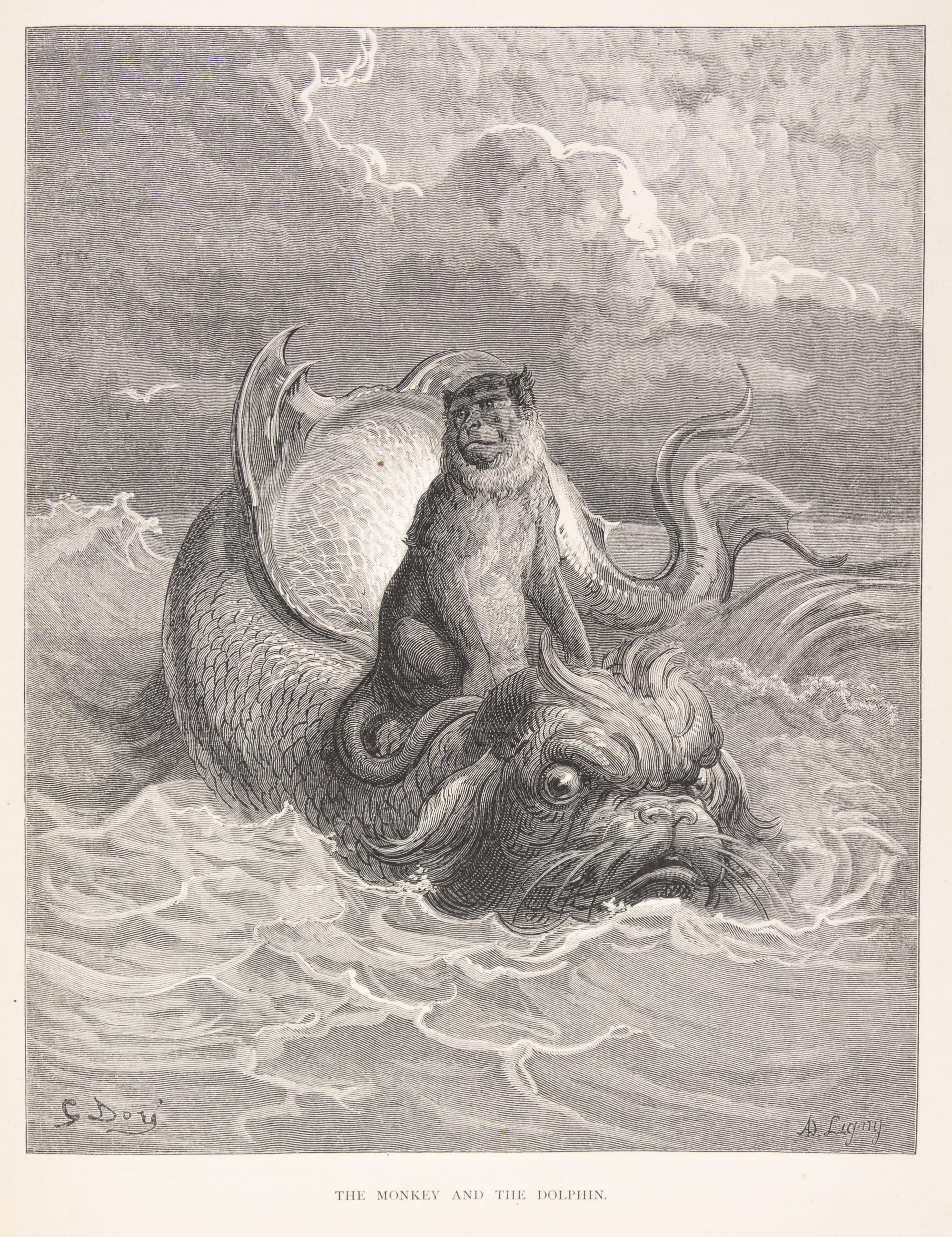 (DORE, GUSTAVE) LA FONTAINE, JEAN DE. The Fables of La Fontaine. London/NY, n.d.