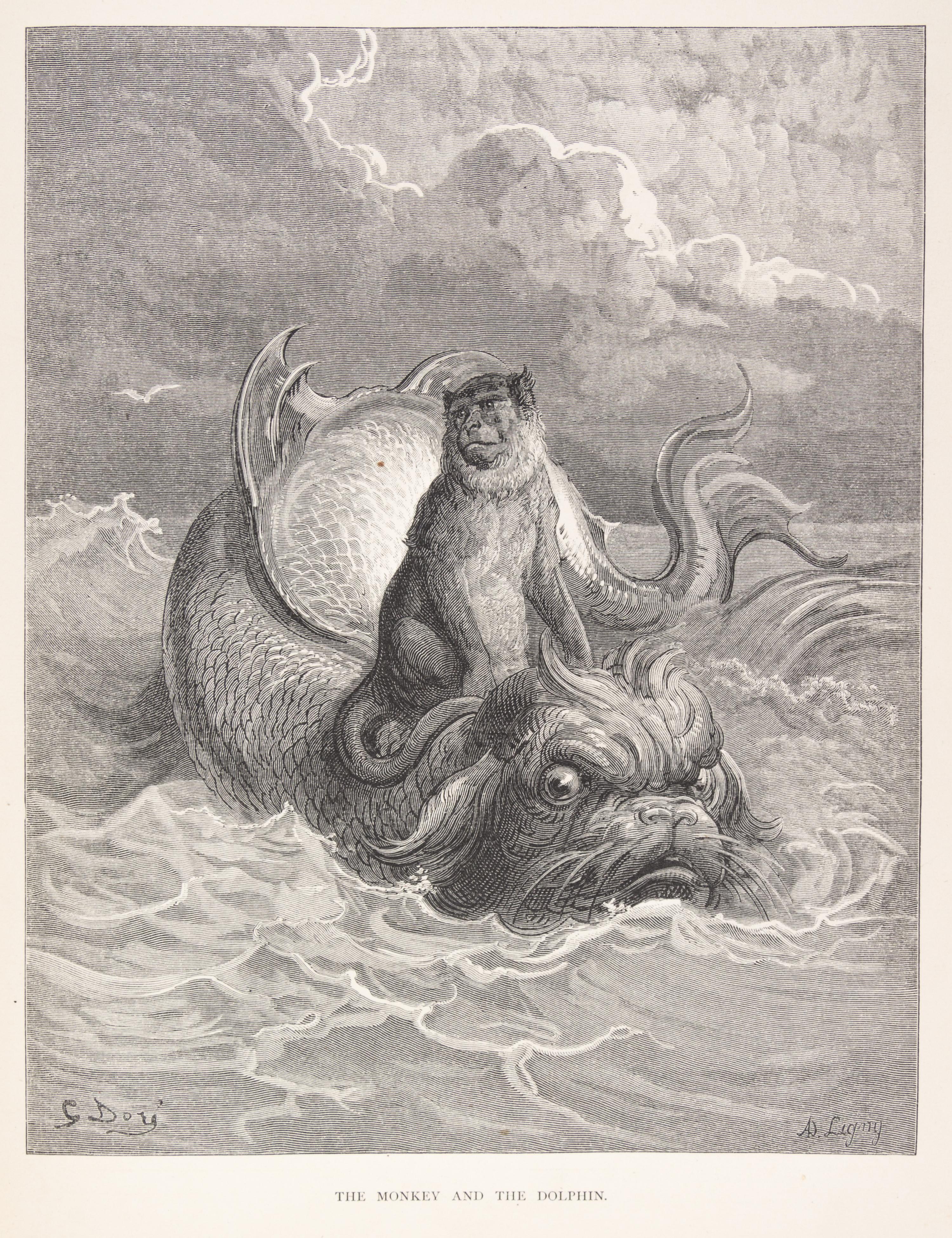 (DORE, GUSTAVE) LA FONTAINE, JEAN DE. The Fables of La Fontaine. London/NY, n.d.