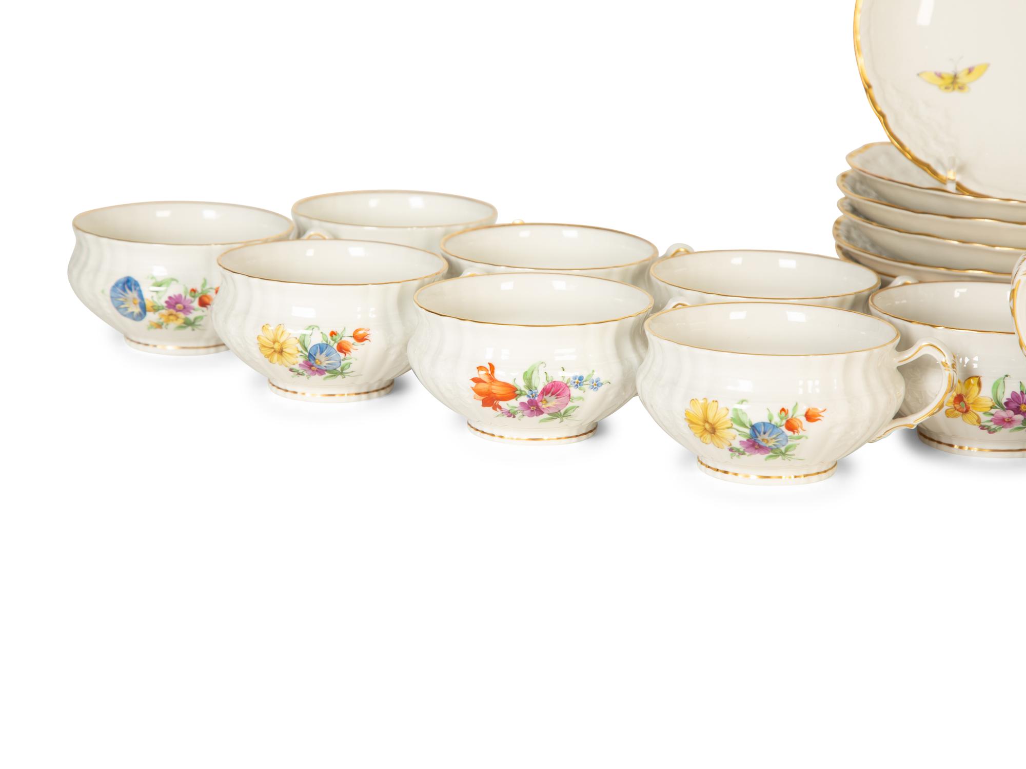 A Berlin (K.P.M.) Porcelain Tea and Dessert Service — 20th Century