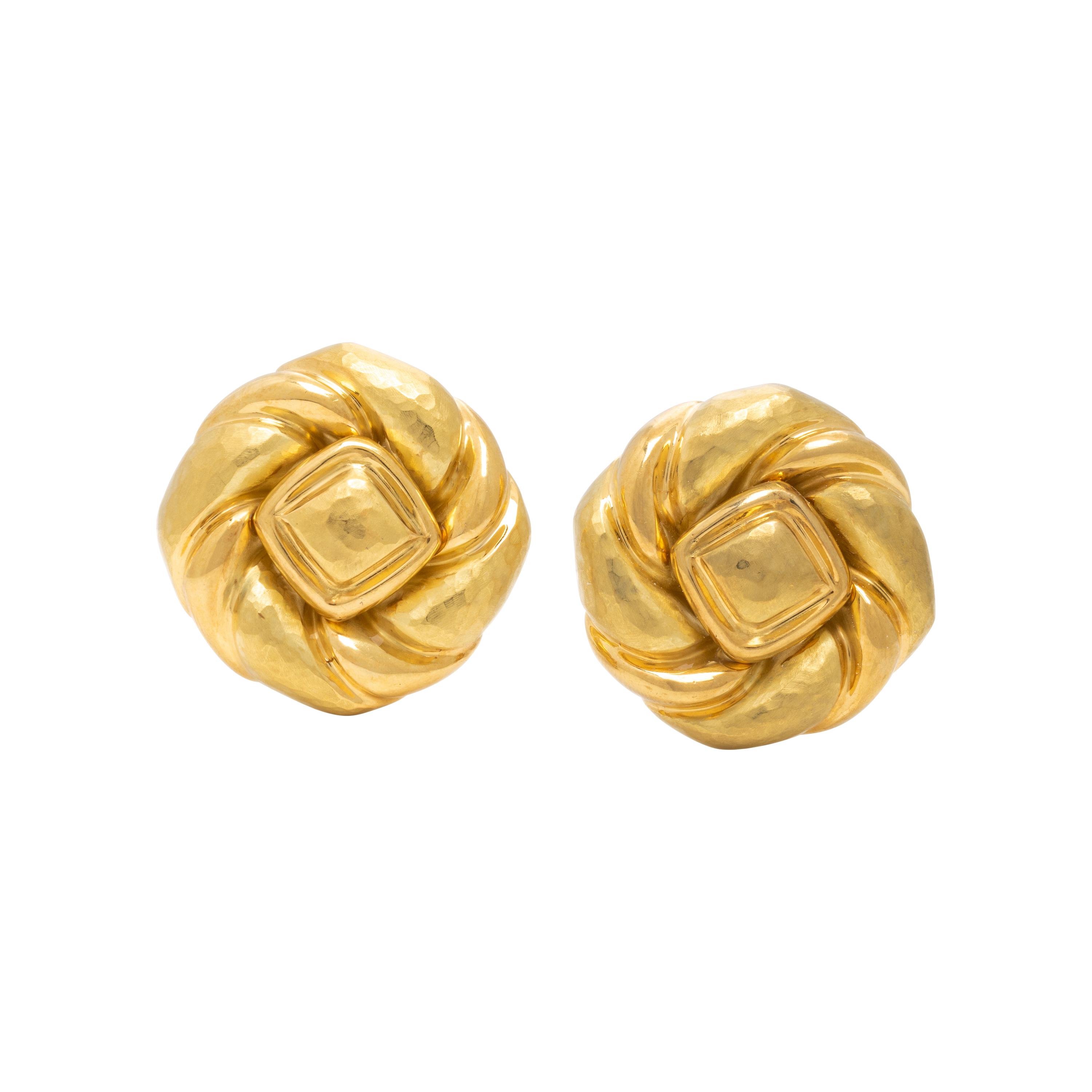 Vendofara Lombardi, Yellow Gold Earrings