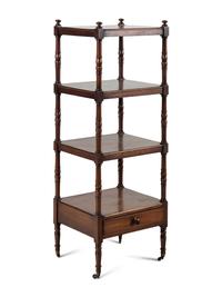A Regency Mahogany Étagère