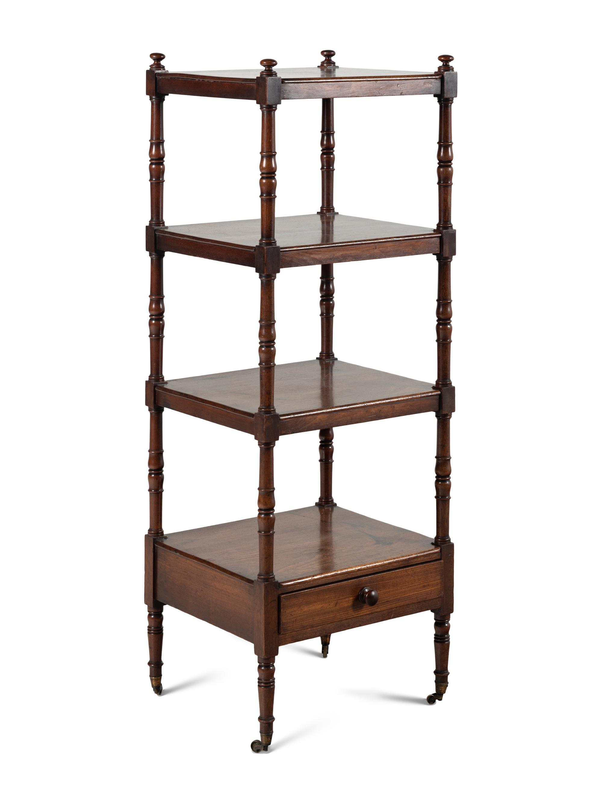 A Regency Mahogany Étagère