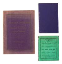 [WOMEN]. A group of 3 booklets related to women's organizations including the National Association of Colored Women.