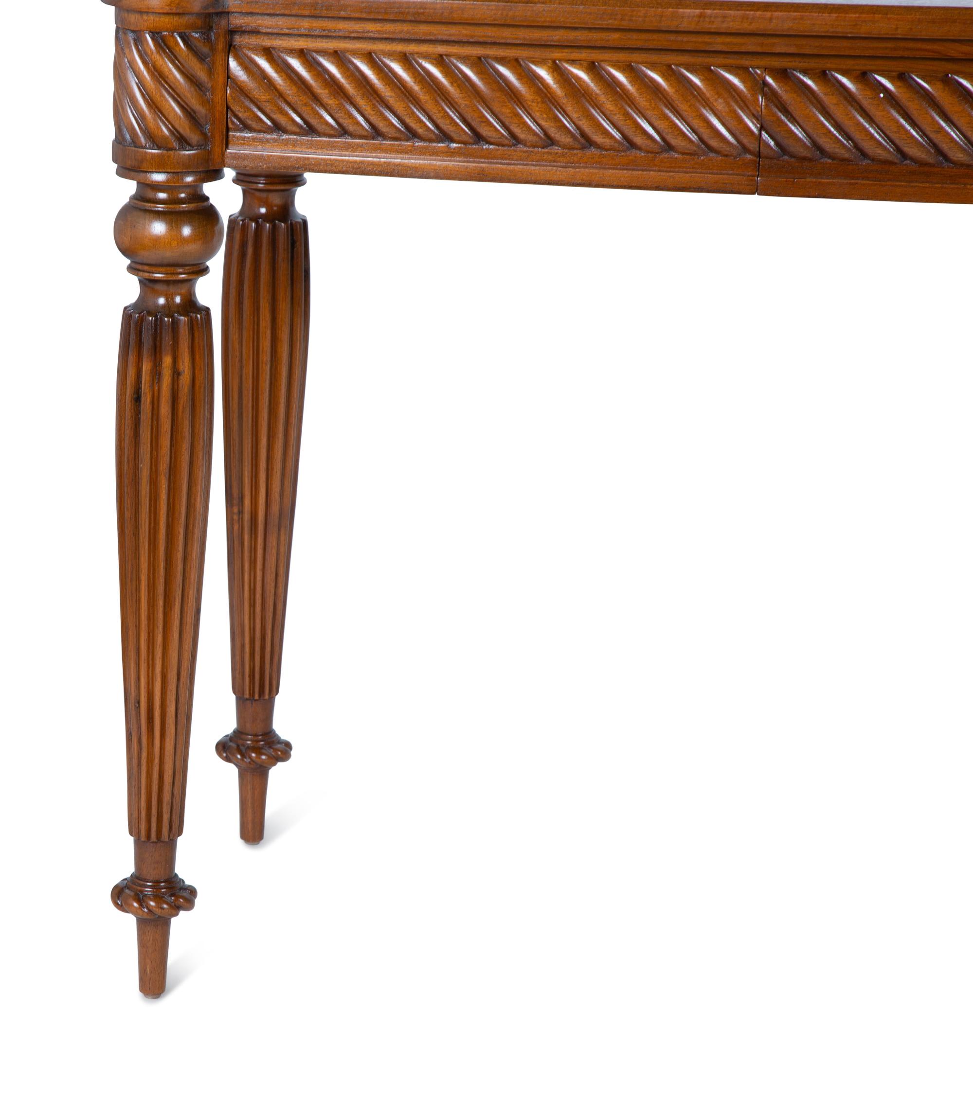A Regency Style Mahogany Console Table — 20TH CENTURY