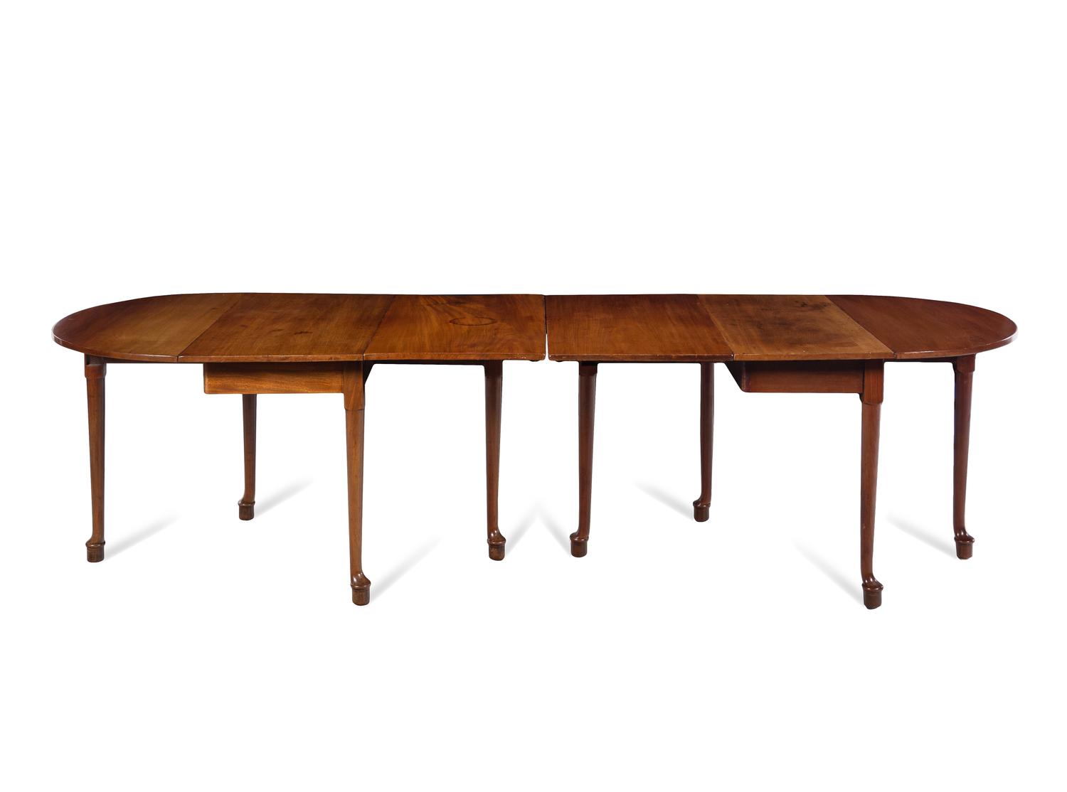 A George II Mahogany Convertible Dining Table