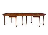 A George II Mahogany Convertible Dining Table