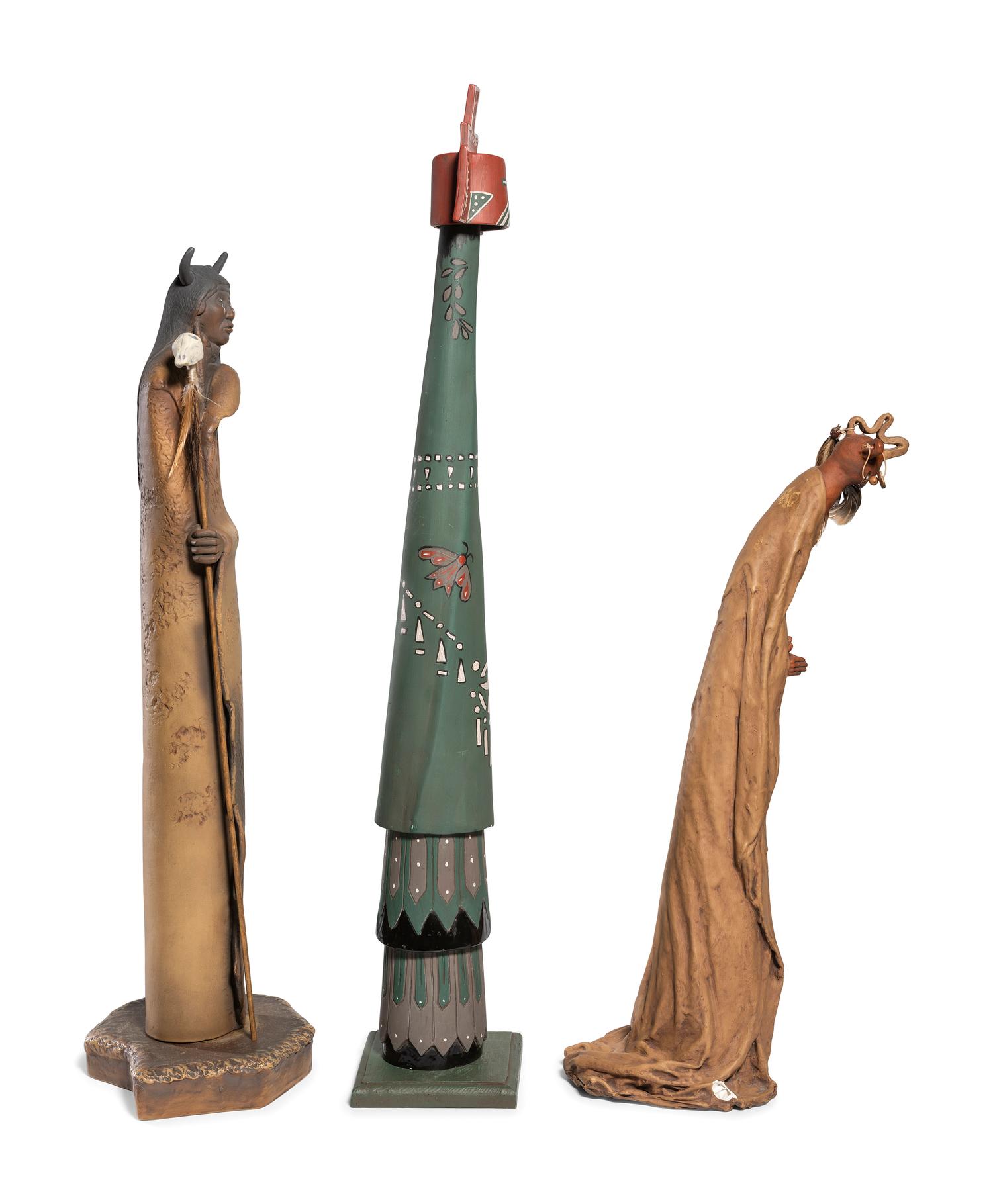 Southwestern-style Plaster Decorative Figures