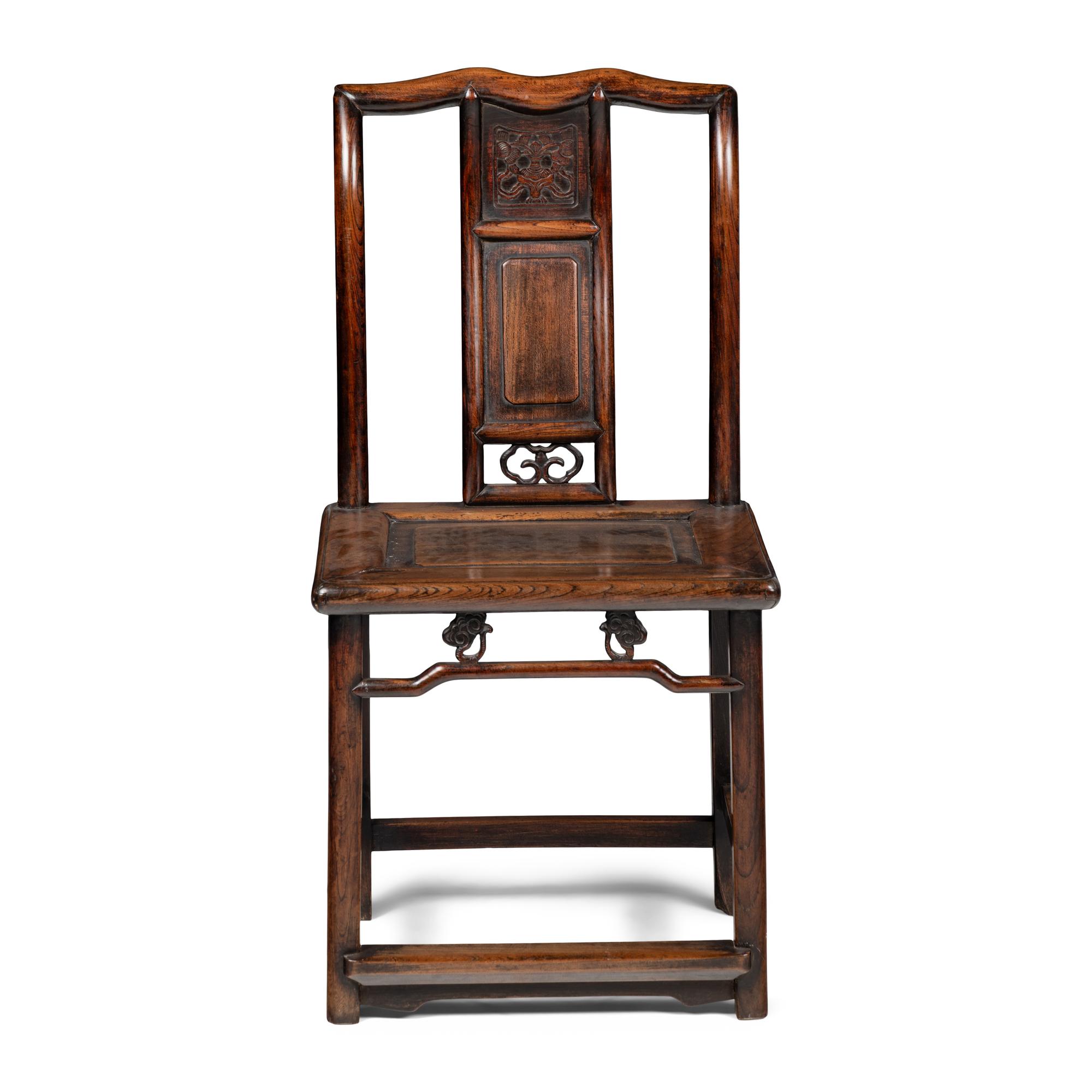A Chinese Hardwood Side Chair