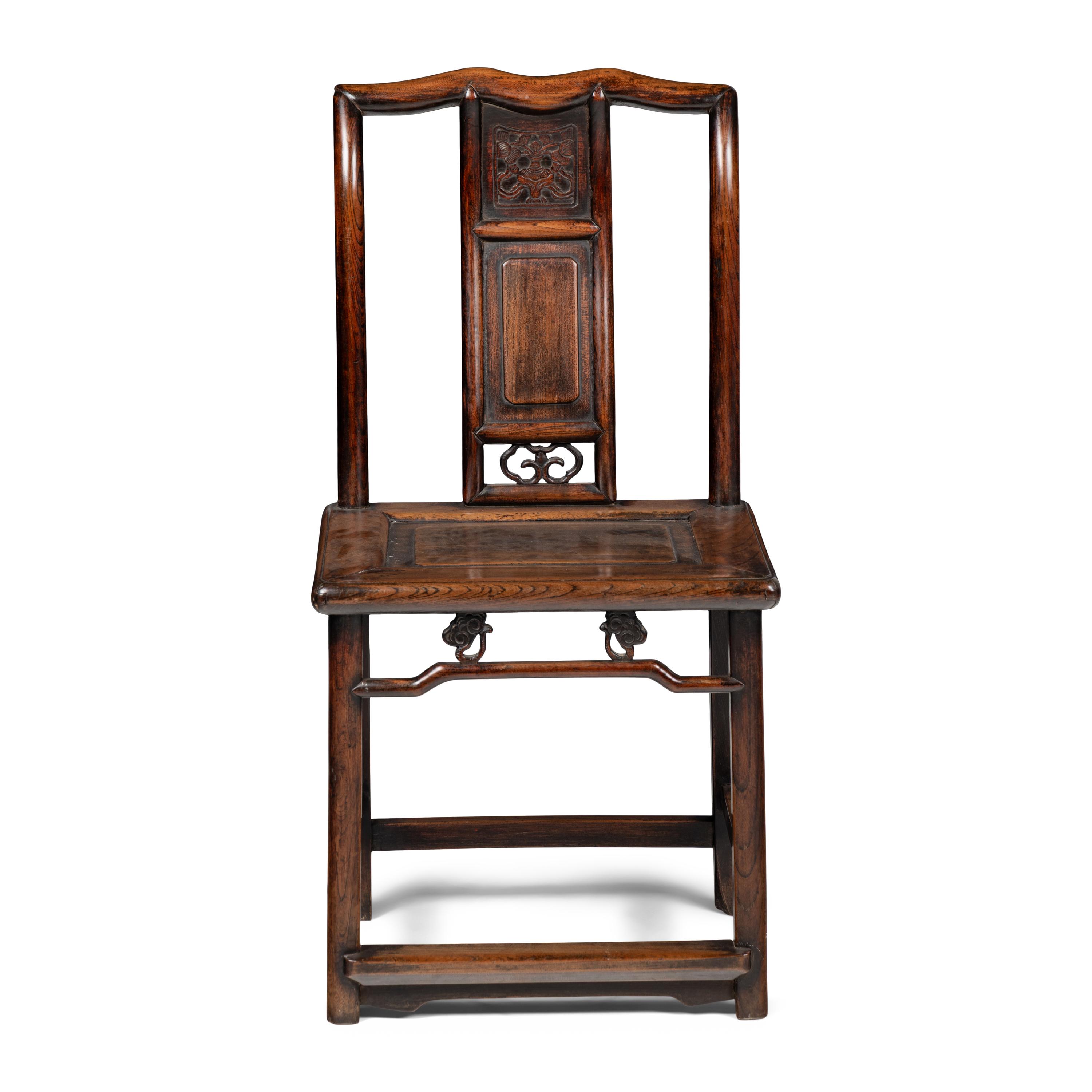A Chinese Hardwood Side Chair