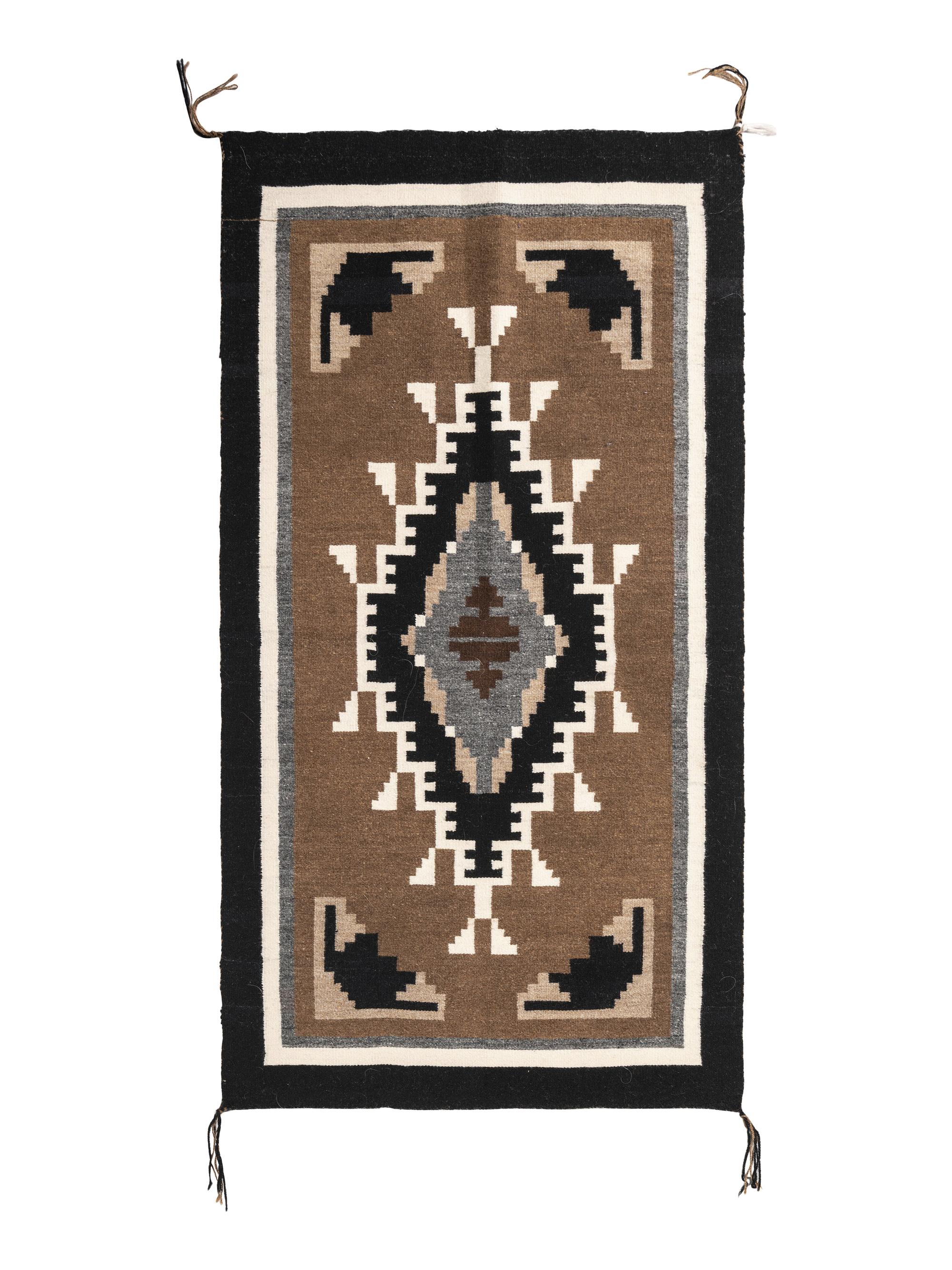 Navajo Two Grey Hills Tapestry Weaving