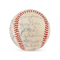 A 1969-70 Chicago Cubs Team Signed Autograph Baseball