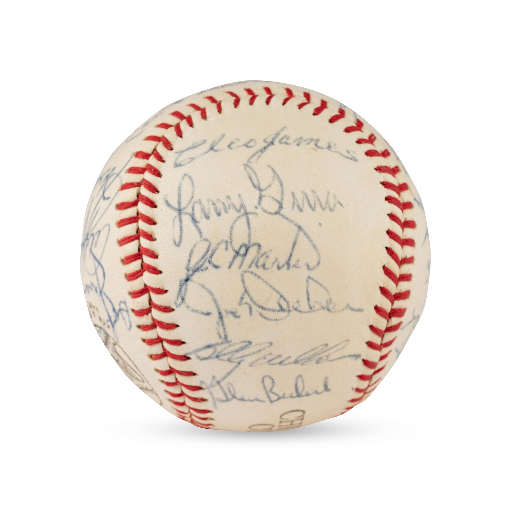 A 1969-70 Chicago Cubs Team Signed Autograph Baseball