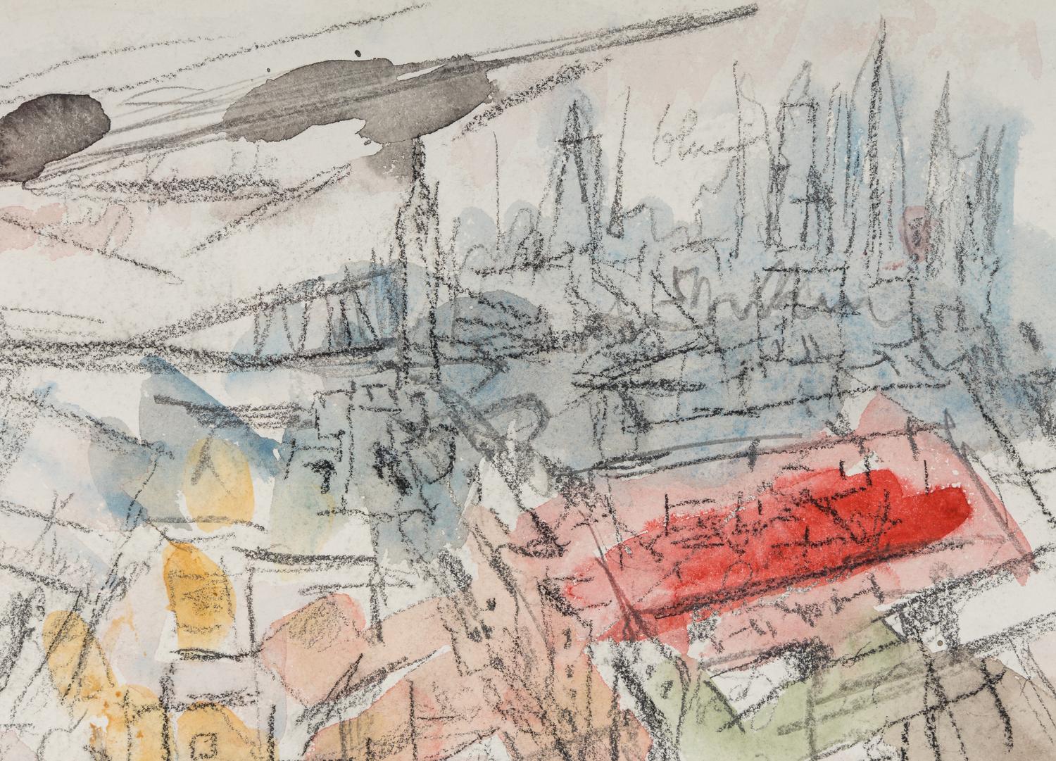 From New York Hospital (a double sided work), 1951