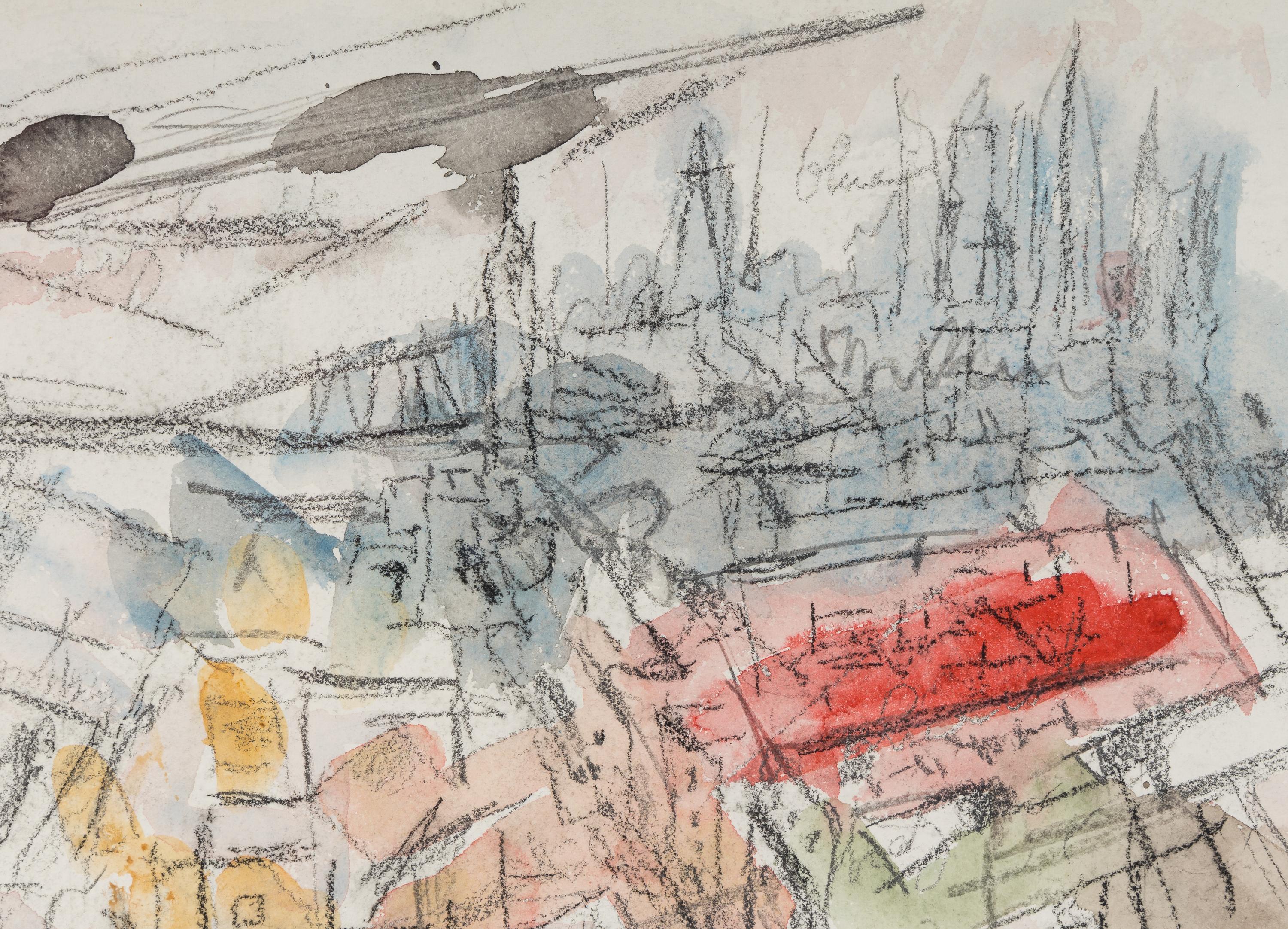 From New York Hospital (a double sided work), 1951