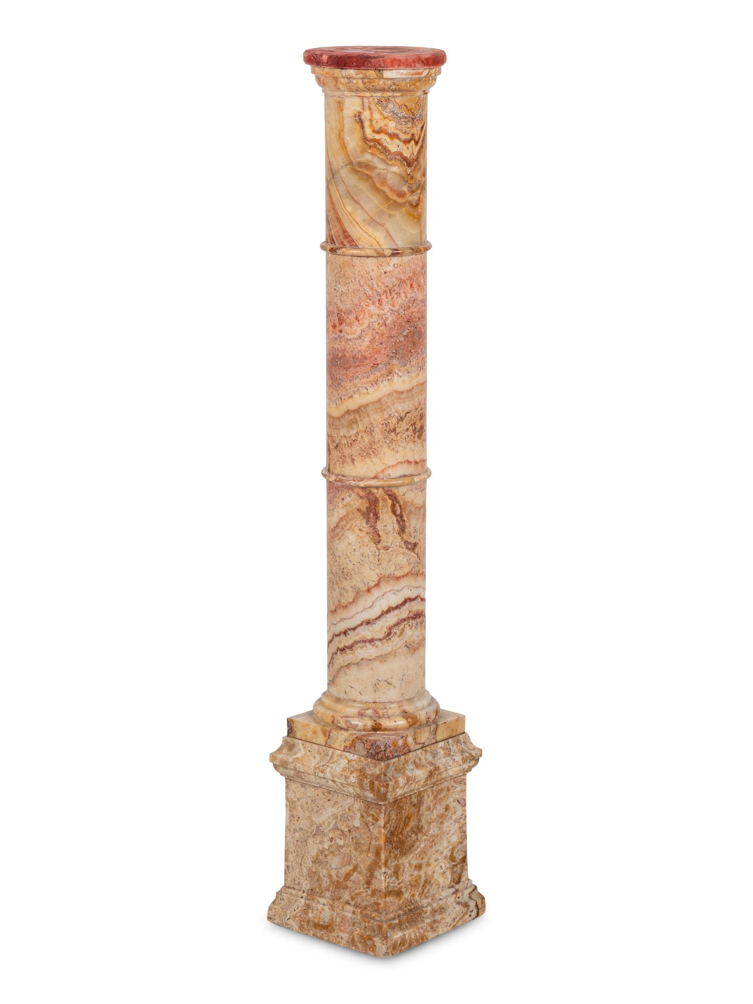 A Continental Onyx Pedestal