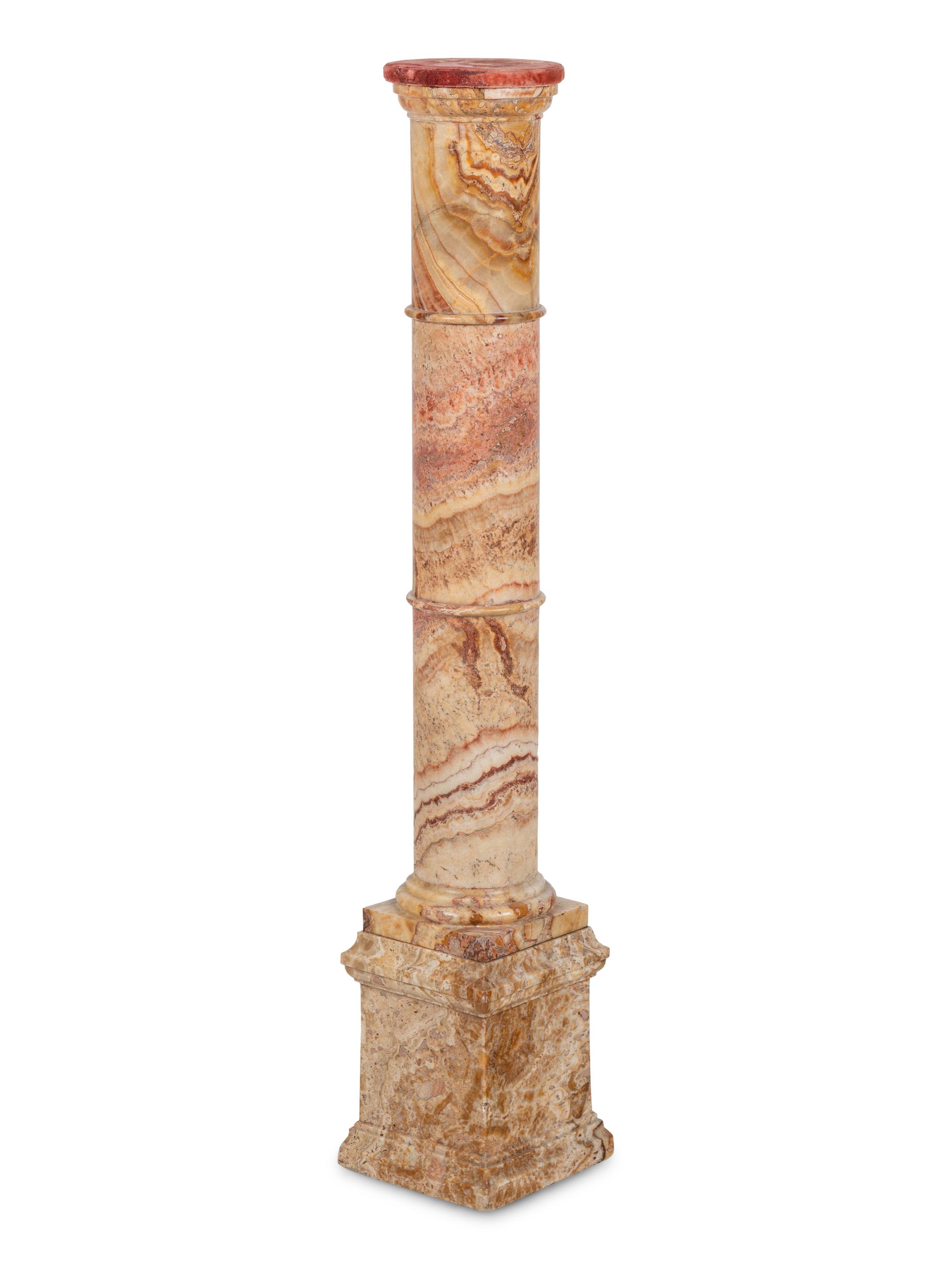 A Continental Onyx Pedestal