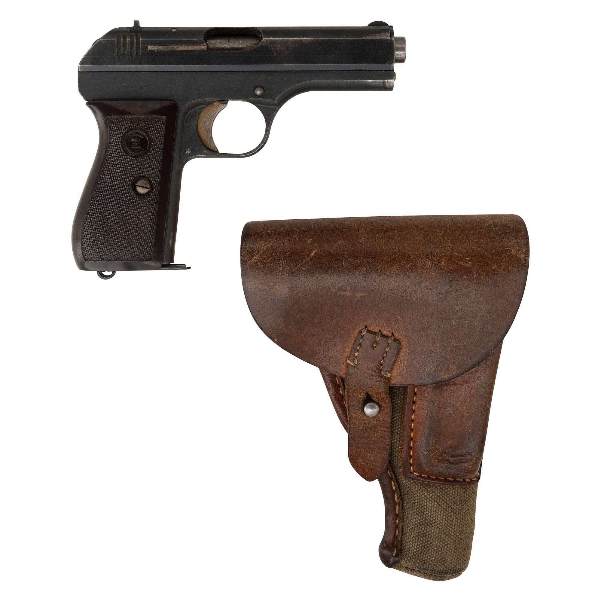 **Czech CZ-27 .32 ACP Pistol with Holster and Waffenamts