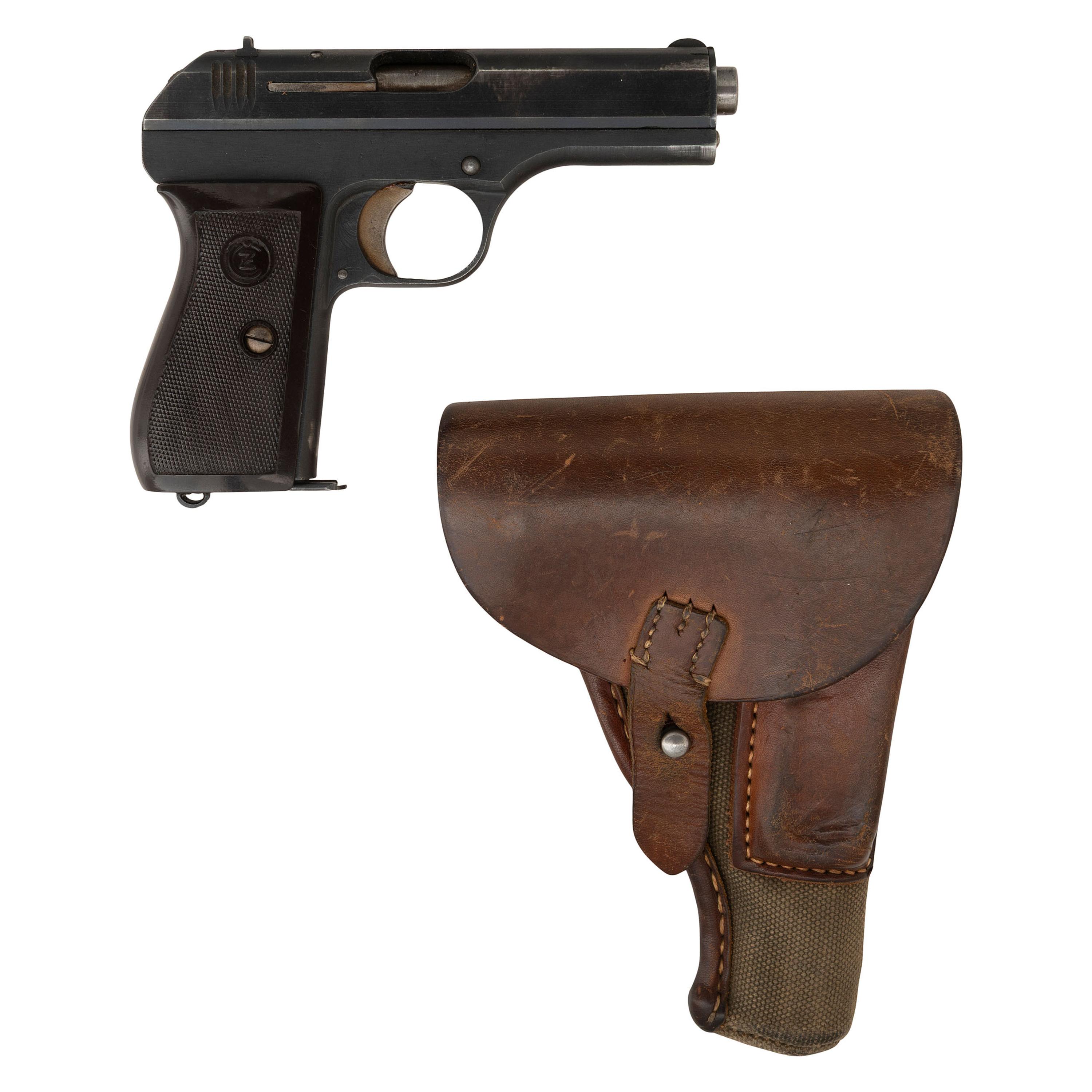 **Czech CZ-27 .32 ACP Pistol with Holster and Waffenamts