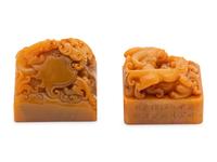 Two Tianhuang Stone Seals