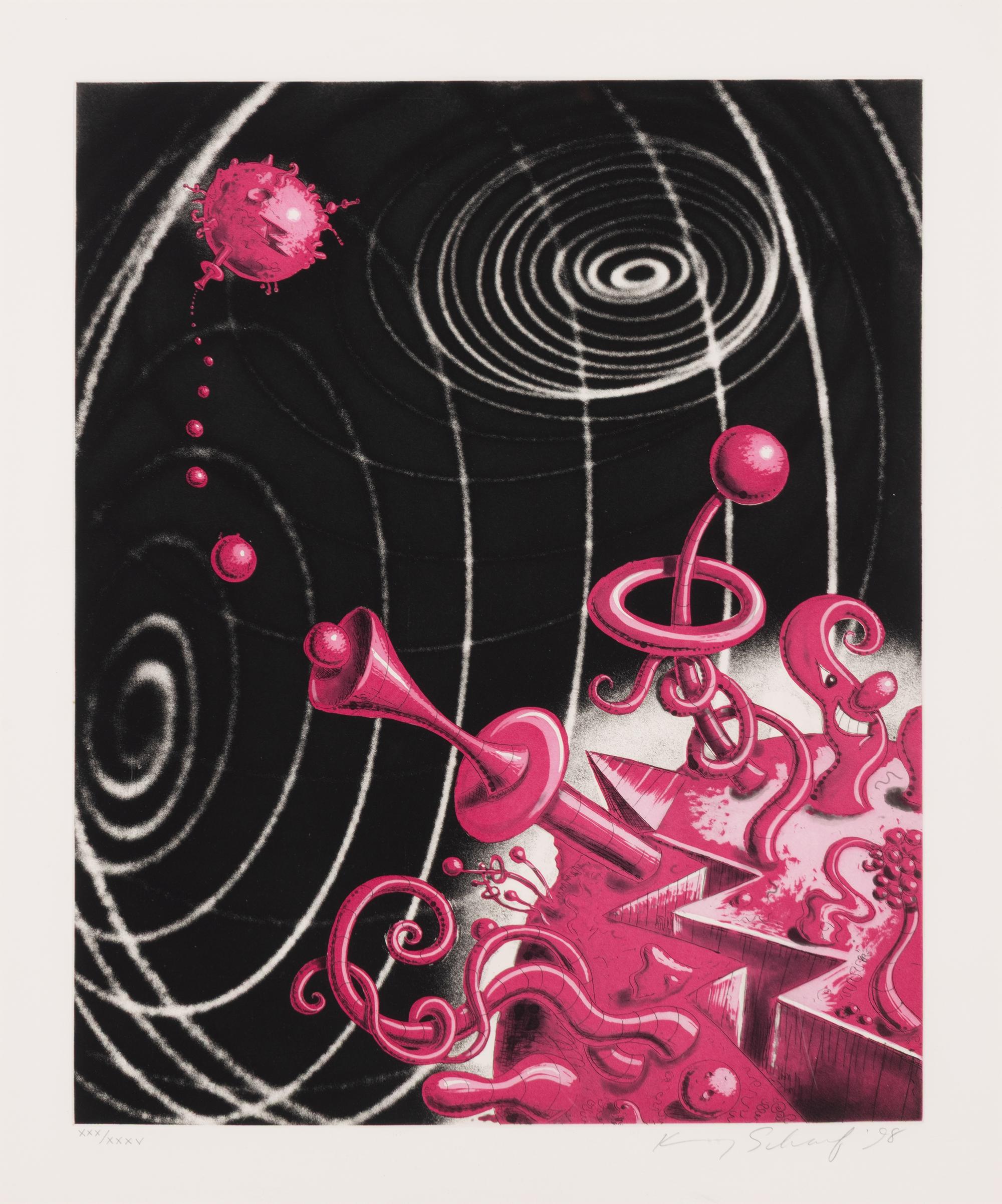 Kenny Scharf (American, b. 1958) — Galaxiverse , 1998