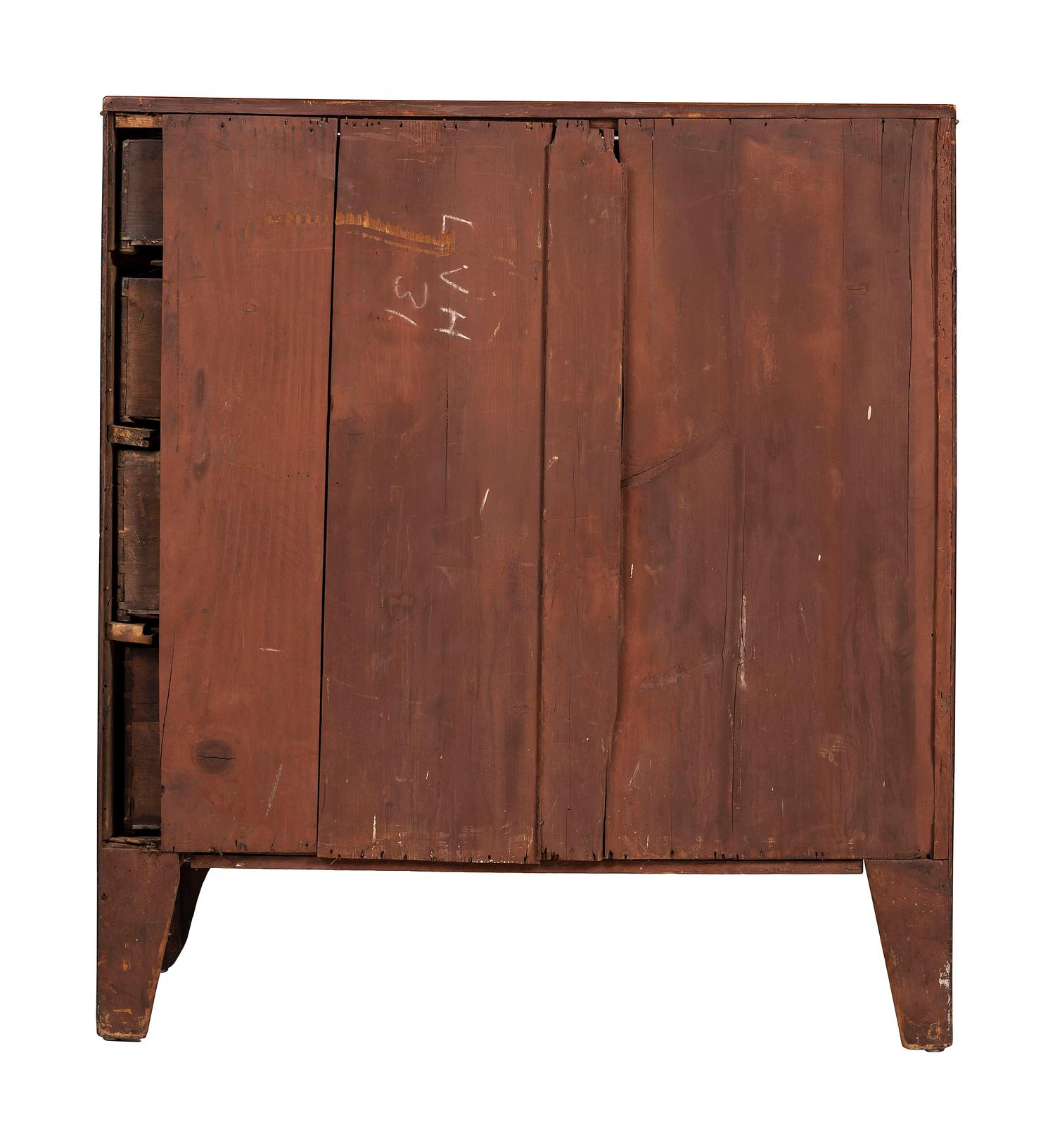 A Mahogany Bowfront Chest of Drawers