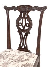A George III Carved Side Chair