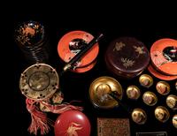 A Large Collection of Japanese Lacquer Wares
