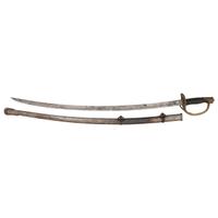 U.S. Model 1860 Light Cavalry Saber by Ames Presented to Capt. (Major) Langford Chapman 28th PA Volunteers - KIA at Chancellorsville