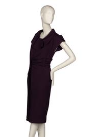 Oscar de la Renta Ruffled Knit Dress