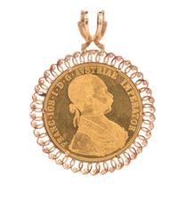 AUSTRIAN 4 DUCAT COIN PENDANT