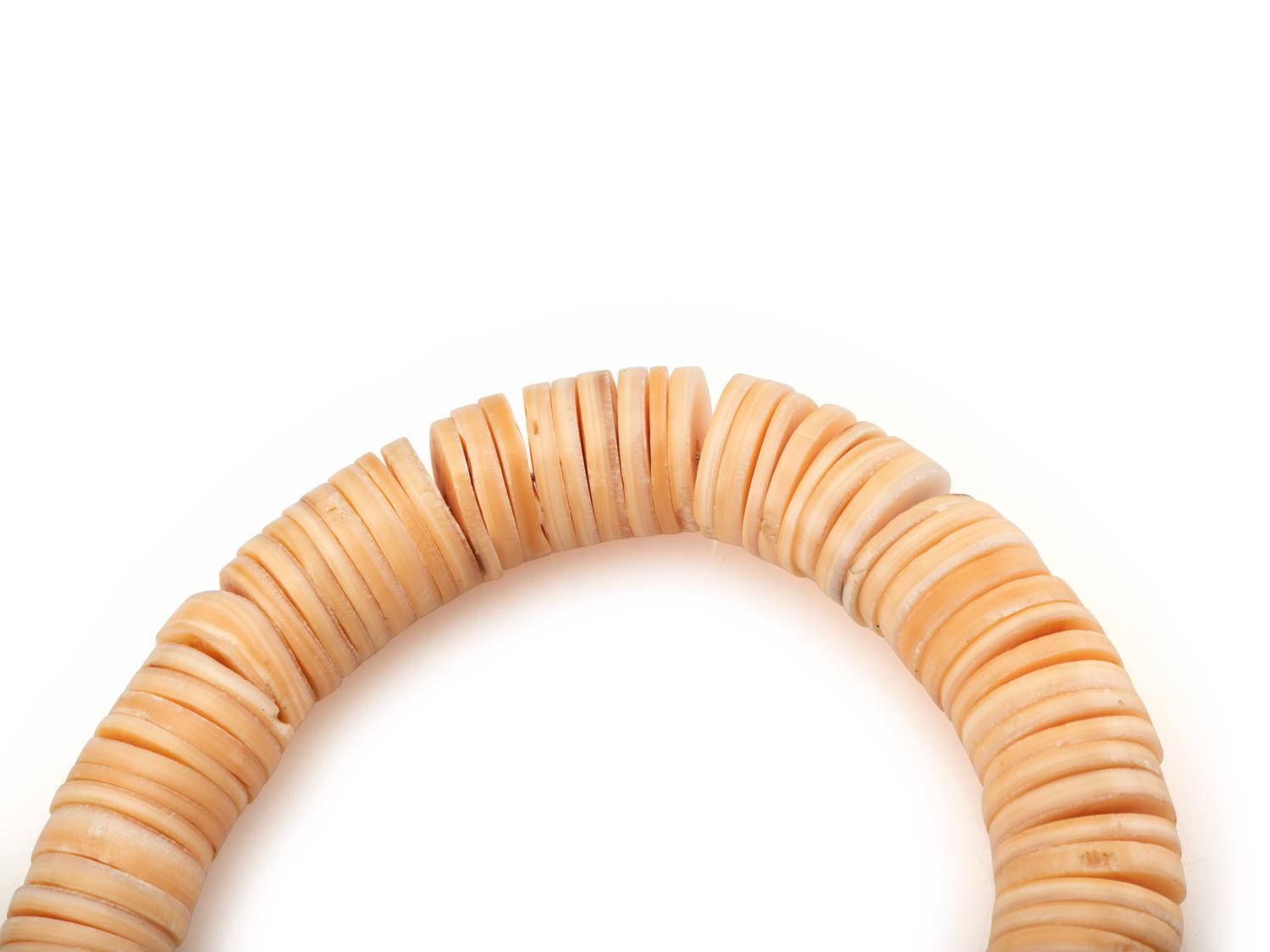 Pueblo Rolled Turquoise and Shell Necklaces