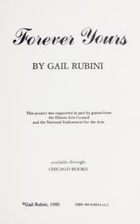 (ARTISTS BOOKS, CHICAGO BOOKS) A group of four books published by Chicago Books, including Gail Rubini, Jim Snitzer and Rebecca Michael