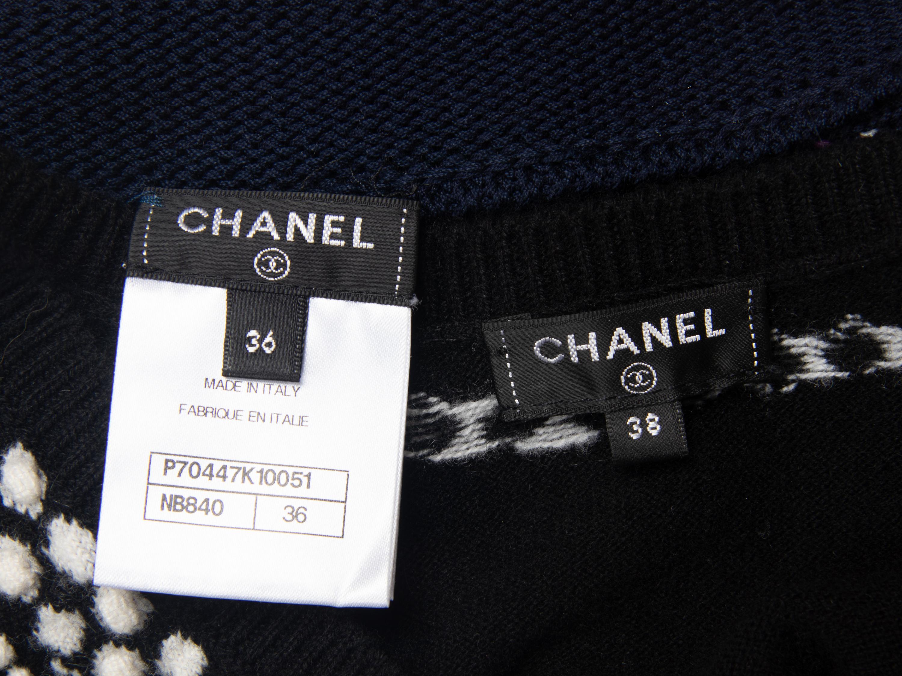 Chanel Sleeveless Top & Fringed Knit Pants