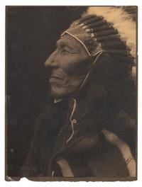 Edward S. Curtis (1868-1952) Chief in Profile, 1905