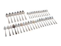 An Assembled Gorham and Durgin Silver Flatware Service