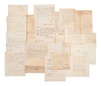 [POLITICS] -- [AUTOGRAPHS]. Large collection of signatures from early 19th-cent. political figures.