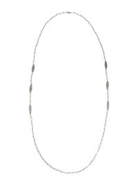 KALO, STERLING SILVER LONG CHAIN NECKLACE