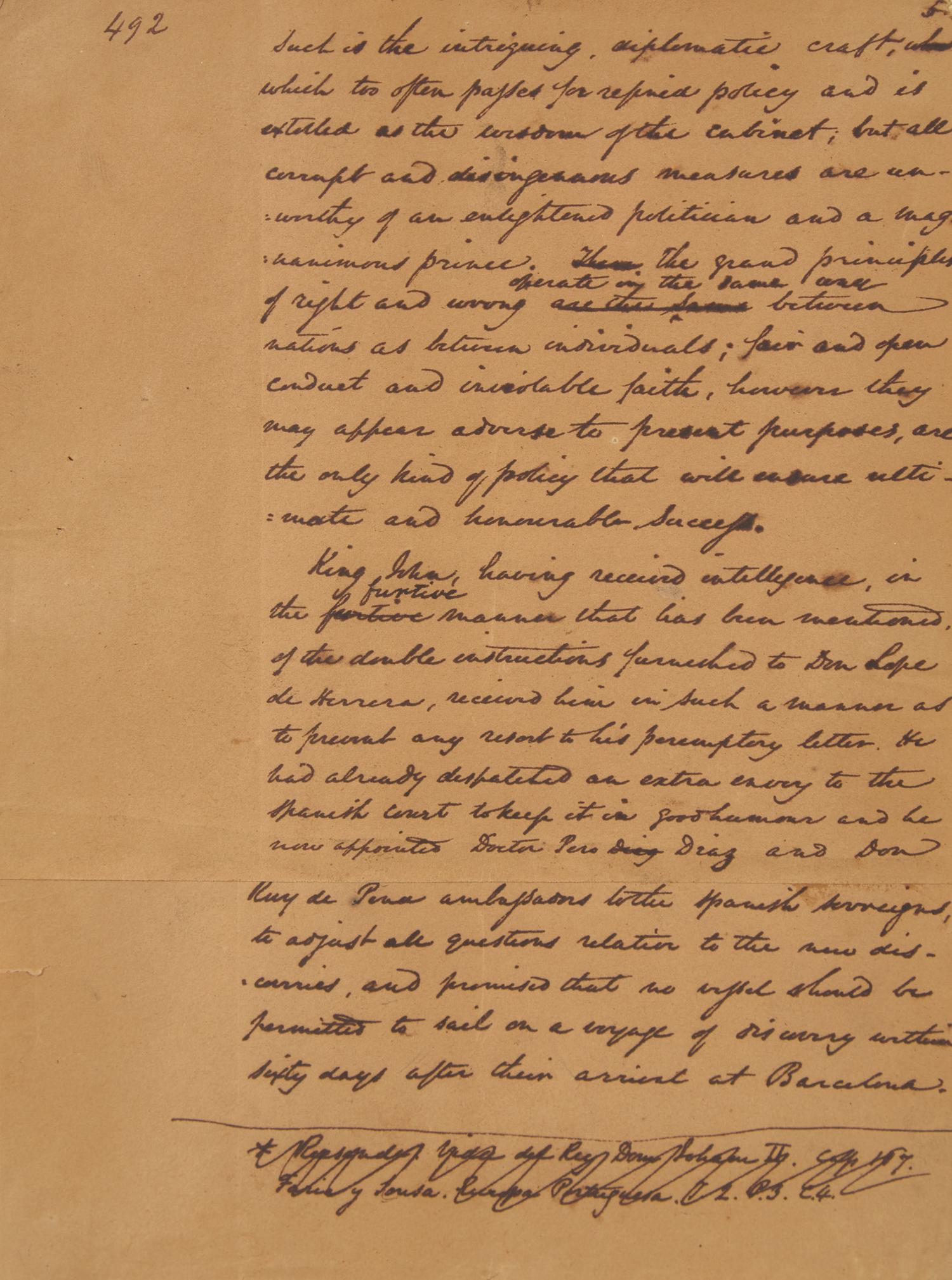 [Literature] Irving, Washington. Autograph Manuscript