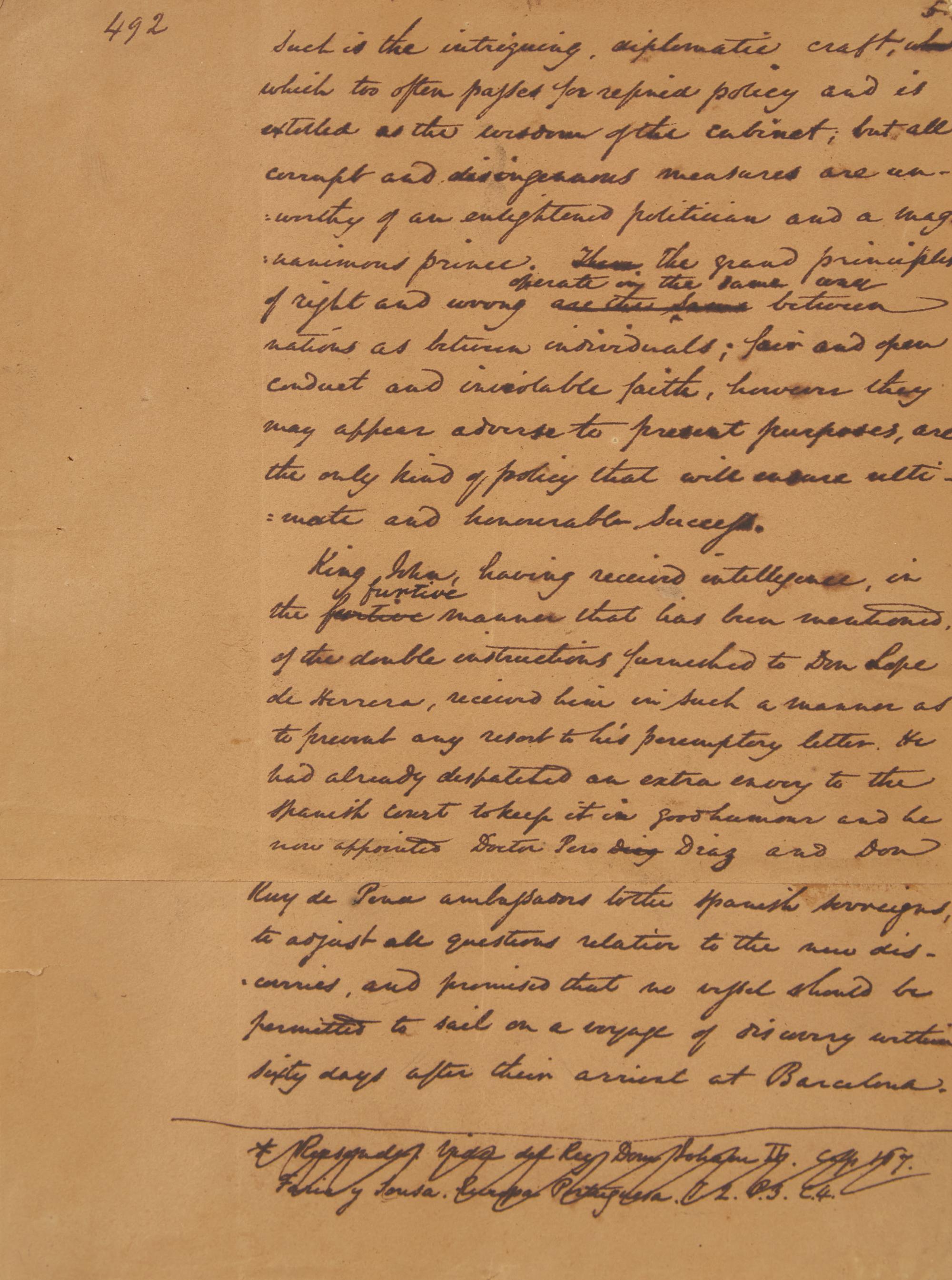 [Literature] Irving, Washington. Autograph Manuscript